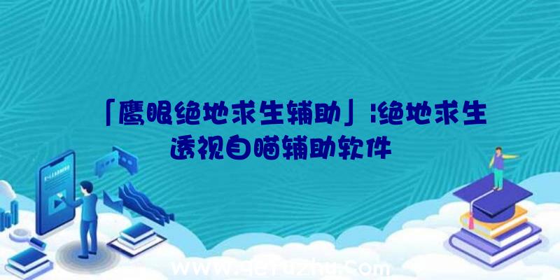 「鹰眼绝地求生辅助」|绝地求生透视自瞄辅助软件